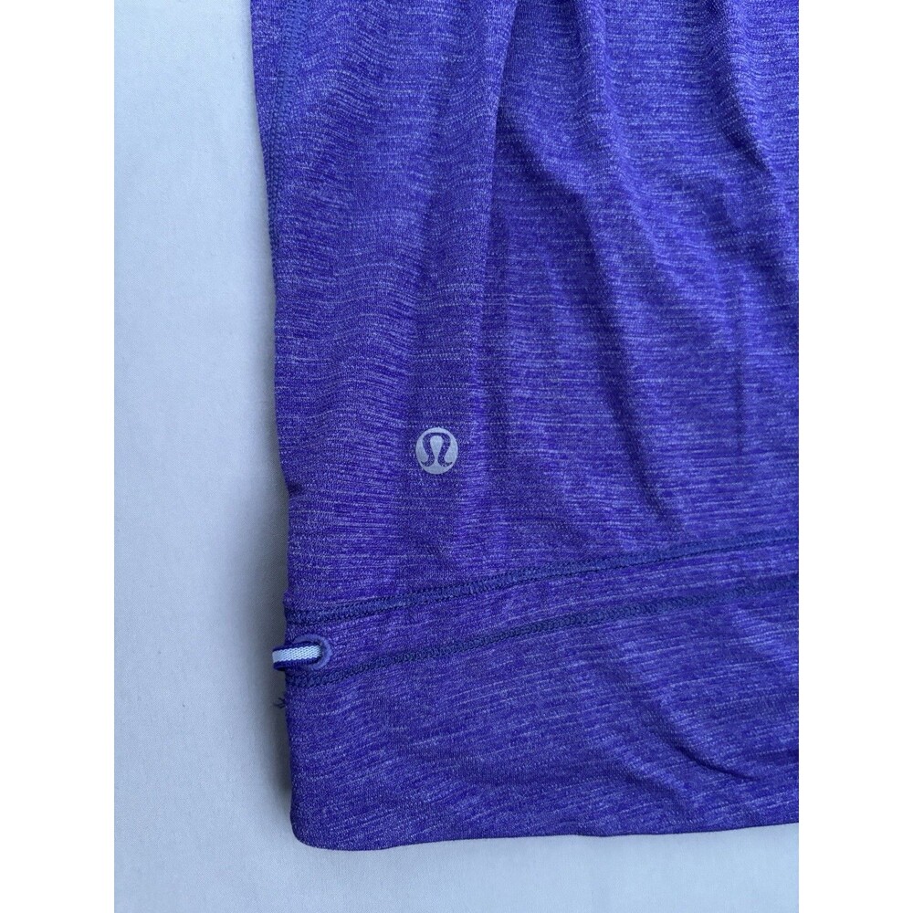 Lululemon Rest Less Tank Top Heather Bruised Berry Wee Striped Women’s Size 2 - Picture 5 of 10